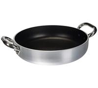 Pentole Agnelli Aluminium Anti - Adherent Professional Platinum Omelette Pan 5 Mm. With 2 Handle, Diameter 28 Cm.