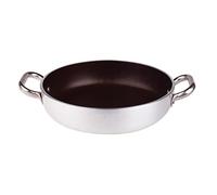 Pentole Agnelli Aluminium Anti - Adherent Professional Platinum Omelette Pan 5 Mm. With 2 Handle, Diameter 40 Cm.