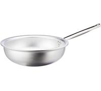 Pentole Agnelli Aluminium Professional 5 Mm. Radiant Curved Saute Pan With 1 Handle, Diameter 28 Cm.