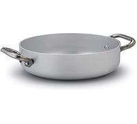Pentole Agnelli Aluminium Professional Fondo Induction Casserole Pot 3 Mm. Thick with 2 Handles, 4.1 Litre