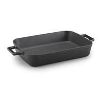 Pentole Agnelli Cast Iron Bi Grill Tray, Colour-Matt Black, One Size
