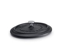 Pentole Agnelli Cast Iron Oval Lid, Colour-Matt Black