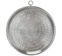 Pentole Agnelli COCU43/332 Tinned Copper Conical Baking Pie with Rim, Height 2 cm, Diameter 32 cm