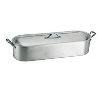 Pentole Agnelli Family Cooking Aluminium Fish - Kettle With Opaque Finish, Diameter 40 Cm.