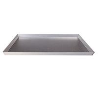 Pentole Agnelli Pastry-Pizza Line Rectangular Baking Pan 60 x 40 x 3 Cm, Aluminium Foil, Silver, 60 x 40 cm