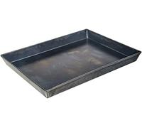 Pentole Agnelli Pastry & Pizza Line Steel Rectangular Baking Pan, Dimension 30 x 23 x 3 Cm.
