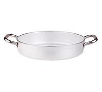 Pentole Agnelli Professional Aluminium 3 Mm. Casserole Pot with 2 Handles, 17.6 Litre, Silver