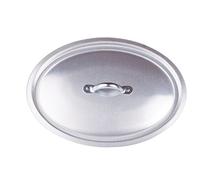 Pentole Agnelli Professional Aluminium 3 Mm. Oval Lid With Steel Bridge, Diameter 40 Cm.