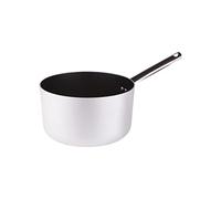 Pentole Agnelli Professional Aluminium Anti - Adherent 3 Mm. Deep Saucepan With Tubular Steel Handle, Diameter 20 Cm.