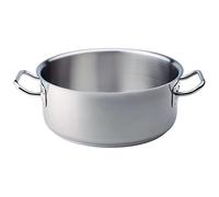 Pentole Agnelli Stainless Steel Casserole Pot With 2 Handles, 7.3 Litre