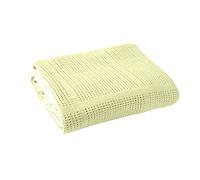 Pentrum Cellular Baby Blankets for Moses Basket/Travel/Pram/Car 100% Soft Cotton (Cream)