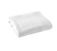 Pentrum Cellular Baby Blankets for Moses Basket/Travel/Pram/Car 100% Soft Cotton (White)