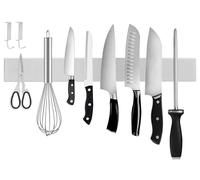 PENXUA 16 Inch Stainless Steel Magnetic Knife Strip, Multi-Purpose Knife Holder, Organizer