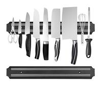 PENXUA Magnetic Knife Storage Strip Set, 15 Inch Silver Multipurpose Magnetic Knife Rack