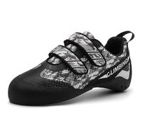 PENXZT Bouldering Shoes Mens Youth, Boys & Girls Rock Climbing Shoes for Indoor Beginners Entry-Level Outdoor Training, and Long Routes,B,6.5 UK