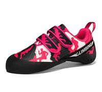 PENXZT Climbing Shoes Mens Women Indoor Outdoor Rock Bouldering Sneakers Lightweight Non-Slip for Gym and Sport Climbing,B,2.5 UK