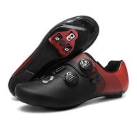PENXZT Cycling Shoes for Mens Women Spin Cycle Shoes Compatible with Peloton SPD/SPDSL/Look Delta Cleats Indoor Outdoor Road Spin Bike Shoes,C,8.5 UK