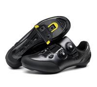 PENXZT Men's Cycling Shoes for Women, Compatible with Peloton SPD & Look Delta Bike Shoes Indoor Spin Cycle Road Sneakers,A,9 UK