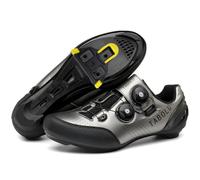 PENXZT Men's Cycling Shoes for Women, Compatible with Peloton SPD & Look Delta Bike Shoes Indoor Spin Cycle Road Sneakers,B,8.5 UK