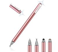 Penyeah Diamond Stylus Pen for iPad, Multi-Tips Capacitive Stylist Pens for Touch Screens, Universal for Apple iPhone/Ipad/Android/Microsoft/Surface Laptop Tablet - Rose Gold