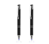 Penyeah Stocking Stuffers for Men Women Adults, Light Up Pen with Light Tip for Writing In The Dark, Record Dreams, 2 Pack With Refills - Blue
