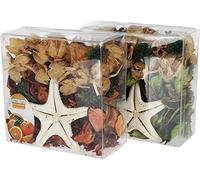 Peohud 2 Pack Apple Orange Potpourri Bag, 2 x 144g Fall Potpourri Decor, Potpourri Scented, Harvest Fragrance Bag Bowl Filler, Botanicals Mix Potpourri Sachet Autumn Scent for Home Office Decor