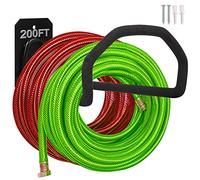 PeoMev 150ft Heavy Duty Hose Hanger Wall Mount Water Hose Holders for Outside, Sturdy Hose Stand for Garden Hose Storage and Extension Cords