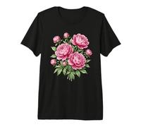 Peonies Summer Spring Premium T-Shirt