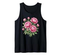 Peonies Summer Spring Tank Top