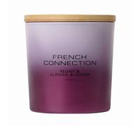 Peony & Almond Blossom Candle Long-Lasting Luxury Scented Gift French Connection Purple Large