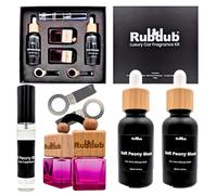 Peony Blush Inspired Car Air Fresheners | Luxury Car Scent Diffuser Refill Gift Set | Strong, Long-Lasting Perfume with Vent Clips | 7-Piece Odour Eliminator by RubDub (Soft Peony Blush)