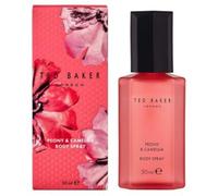 Peony & Camellia Baker Body Spray, 50ml boxed, Stocking Filler