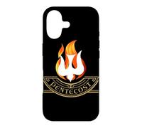 Peony Dove Tongue Fire Flame Holy Spirit Catholic Case for iPhone 17