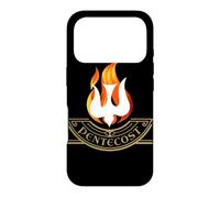 Peony Dove Tongue Fire Flame Holy Spirit Catholic Case for iPhone 17 Pro