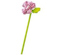 Peony Flower Building Blocks Set - Make Your Own Bouquet Faux Plant Bricks Toy Kits - for Kids 6+ and Adults