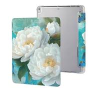 Peony Flower Butterfly Cute Protective Case Compatible for IPAD Pro (10.5in) /IPAD Air3(10.5in) Trifold Tablet Cover Non-Slip Cases