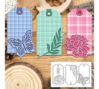 Peony Flower Butterfly Metal Die Cuts for Card Making, Scrapbooking Album, DIY Paper Craft, Heart Design