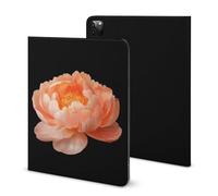 Peony Flower Funny Tablet Case with Pen Slot Lightweight Hard Protective Cover Compatible with iPad 2020/Pro 2020/Pro 2021/Air4/Air5