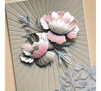 Peony Flower Metal Cutting Die for Scrapbooking - Intricate 3D Blossom Die Cuts for Handmade Cards and Art Journals