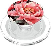 peony flower pattern PopSockets PopGrip for MagSafe