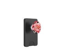 peony flower pattern PopSockets PopWallet for MagSafe