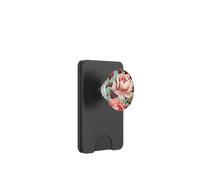 peony flower pattern PopSockets PopWallet for MagSafe