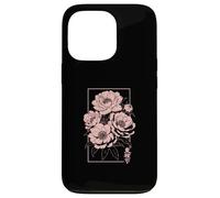 Peony Flower Traditional Japanese Summer Spring Case for iPhone 13 Pro