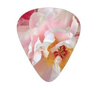 Peony Flowers Blossom - Guitar Picks-12 Pack Includes Thin, Medium & Heavy Gauges, Best Gift for Guitar Lovers