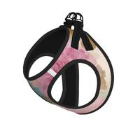 Peony Flowers Blossom Print Reflective No Choke Pet Vest Harness,Adjustable Soft Padded Dog Harness With Easy Control Handle