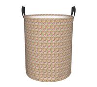 peony flowers blossom Print Washable Foldable Round Laundry Hamper Storage Basket for Bathroom Living Room