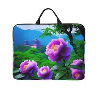 Peony in Bloom Laptop Bag 14 Inch Handheld Portable Briefcase Shockproof Protective Sleeve Computer Inner Bag