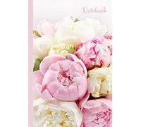 Peony Notebook - Lined Journal Pages / Diary / Flower Notebook: Pink Peony Floral Notebook for Women - Beautiful Gift - Peony Journal