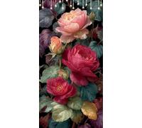 Peony Paint by Numbers Leaves Large Painting by Numbers for Adults, Paint-by-Numbers Kits 90X120cm Without Frame, DIY Acrylic Number Painting for Gifts Christmas Decorations, Hobbies for Women P0-728