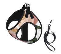 Peony,Pet Harness,Adjustable Reflective Dog Harness,Pet Leash Vest,M